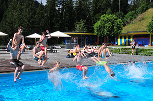 Endlich hinein ins Wasser