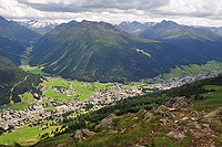 Ausblick auf Davos