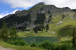 Blick zum Stockhorn-Gipfel